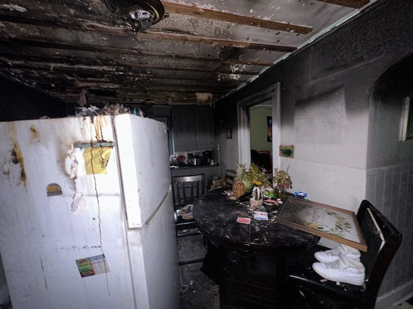 furnace puff back insurance claim