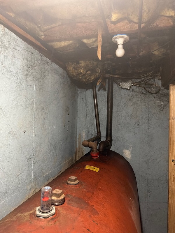 furnace oil burner puff back